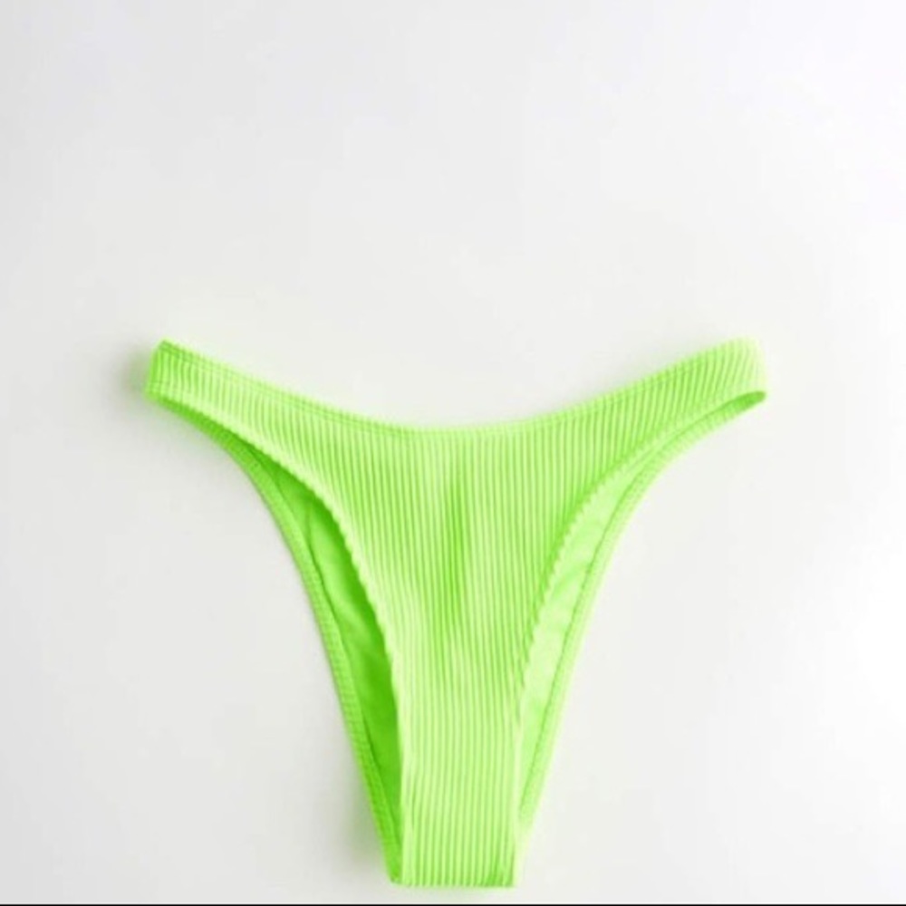 Hollister Size Small Neon Green Bikini Bottoms
